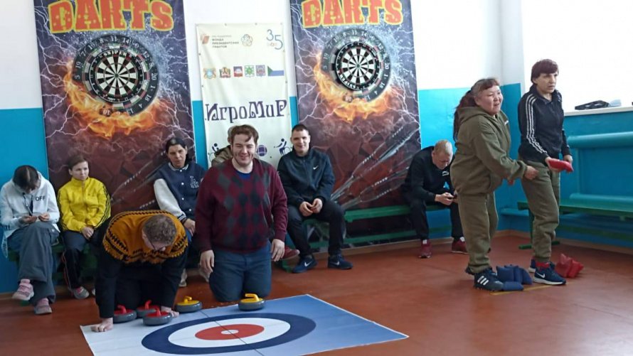 Прошло занятие по адаптивно- спортивным играм в зале "ИгроМир". По-прежнему, самые активные участники, молодцы! 