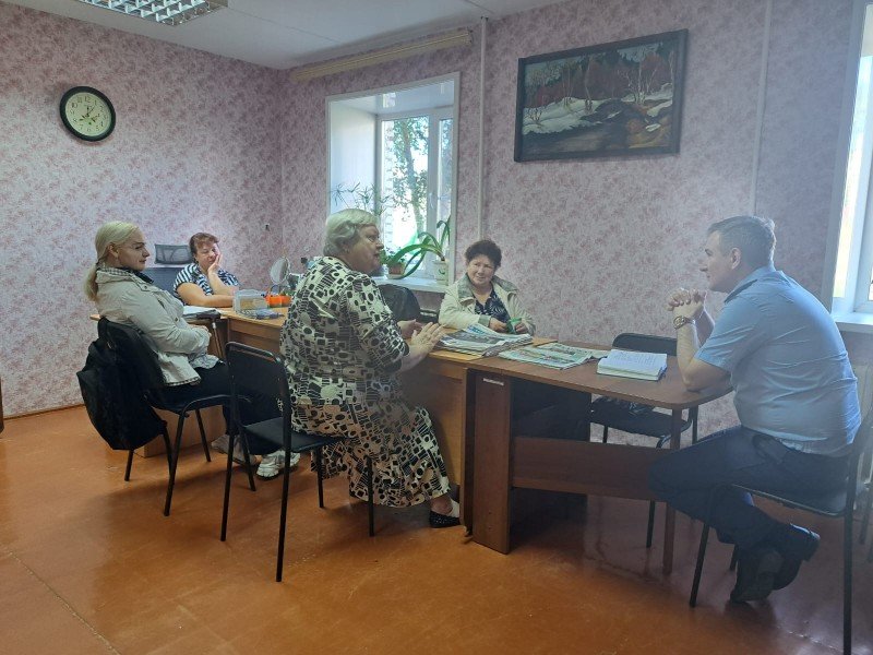 Встреча членов ВОИ Николаевска-на-Амуре с городским прокурором Шевелевым В.С.